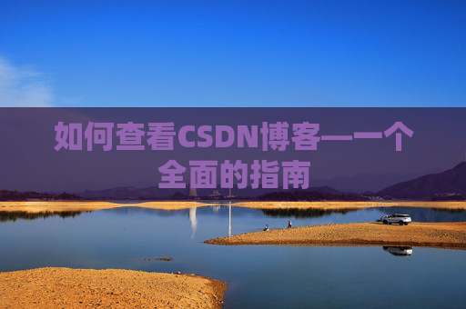 如何查看CSDN博客—一个全面的指南